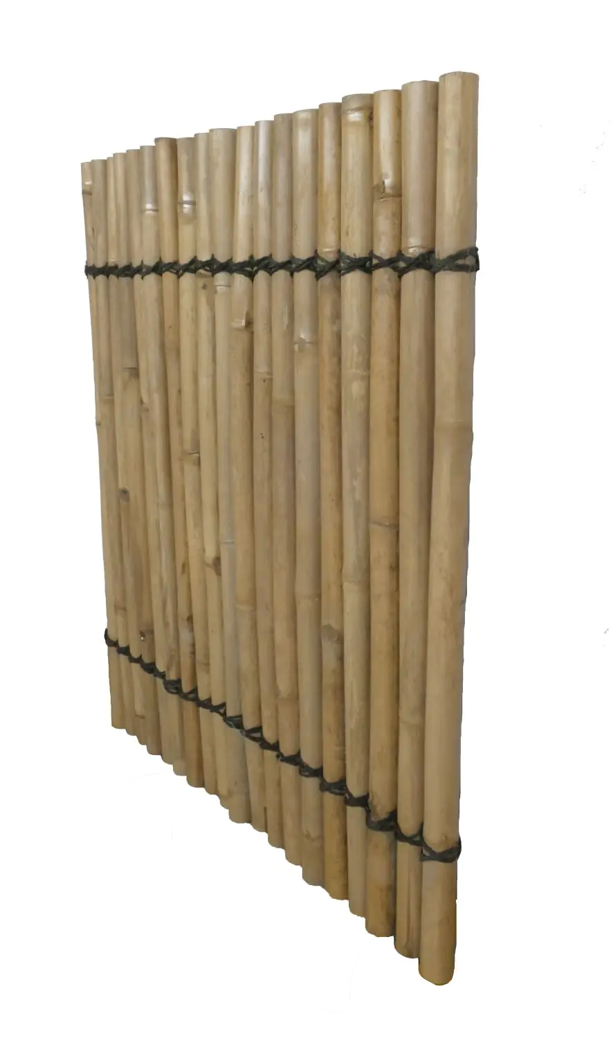  Product image 2 of the product “Bamboo element Pallet cover, rigid, yellow-brown (Apus), with decorative rope. Diameter 3-5cm 100 x 120 cm Height. ”